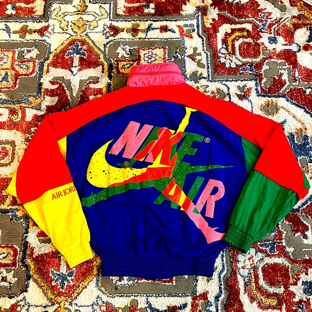 Nike Vintage Classic Air Jordan Jumpman Classic Colorblock Jacket - Picture 3 of 6